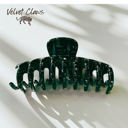 Velvet Claws Hair Clip | The Lobster in Black Marble | Claw Clip Hair Accessories Strong Hair Claw for Long Hair in 7 Colors  | Claw Clip Hair Accessories