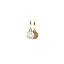 Retro '80s-'90s Dual Happy Face Charm Earrings in White | Gift for Her Fashion Jewelry Happy Face Earrings and Necklaces | Retro 80's | Fun Gift for Her Fashion Jewelry y2K 90s Gen Z 