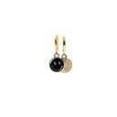 Retro '80s-'90s Dual Happy Face Charm Earrings in Black | Gift for Her Fashion Jewelry Happy Face Earrings and Necklaces | Retro 80's | Fun Gift for Her Fashion Jewelry y2K 90s Gen Z 
