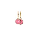 Retro '80s-'90s Dual Happy Face Charm Earrings in Pink | Gift for Her Fashion Jewelry Happy Face Earrings and Necklaces | Retro 80's | Fun Gift for Her Fashion Jewelry y2K 90s Gen Z 