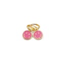 Retro '80s-'90s Dual Happy Face Charm Earrings in Pink | Gift for Her Fashion Jewelry Happy Face Earrings and Necklaces | Retro 80's | Fun Gift for Her Fashion Jewelry y2K 90s Gen Z 