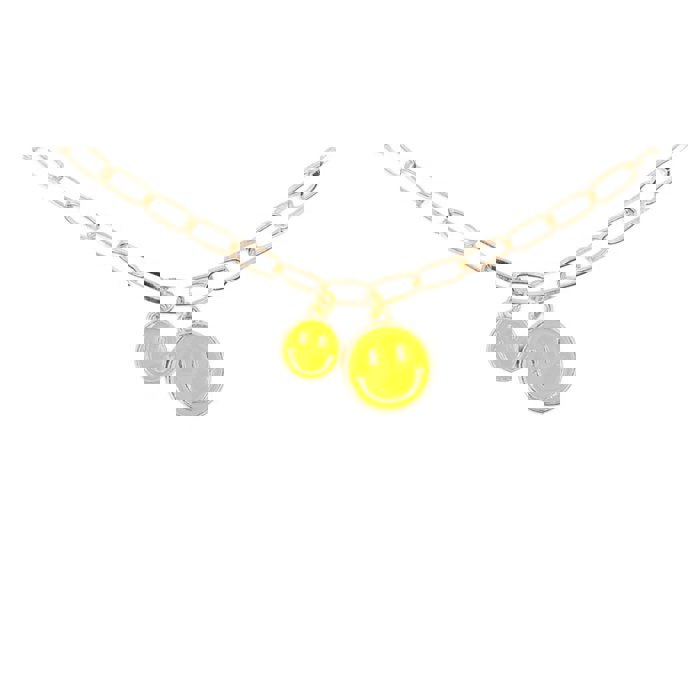 Happy Face Earrings and Necklaces | Retro 80's | Fun Gift for Her Fashion Jewelry y2K 90s Gen Z 
