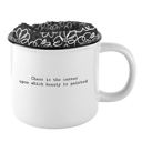 Chaos is the Canvas Mug & Sock Gift Set in Black and White | Coffee Lovers Gift Giftable Mug and Cozy Sock Set  | Gift for  Holiday and Coffee Lovers - 3 Styles Available 