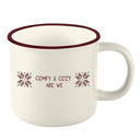 Comfy & Cozy Are We Mug & Sock Gift Set in Red | Holiday Christmas Gift Giftable Mug and Cozy Sock Set  | Gift for  Holiday and Coffee Lovers - 3 Styles Available 