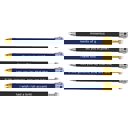 Moments of Genius Navy Blue Crown Pen Set of 12 | Giftable Quote Pens | Novelty Office Desk Supplies Crown Pens Set of 12 | Giftable Pens | Novelty Office Desk Supplies