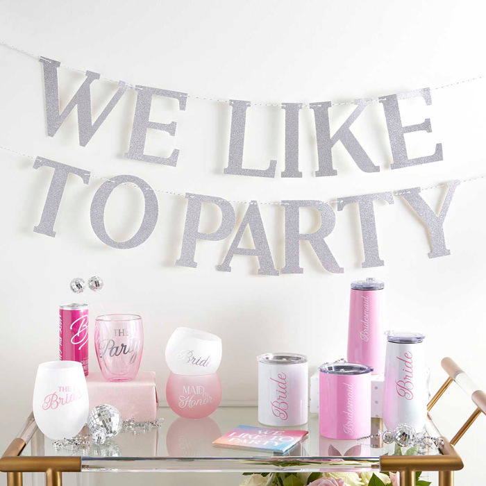 Party Paper Garland Banner |  Reusable Party Decor