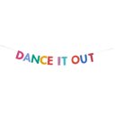 Dance It Out Paper Garland Banner| Reusable Party Decor |  6ft Long Party Paper Garland Banner |  Reusable Party Decor