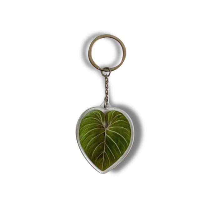 Leaf Acrylic Keychain | 6 Illustrated Styles | Double-Sided Design