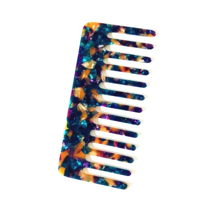 Marbled and Patterned Combs | Packs Flat in Handbag |  Hair Accessories