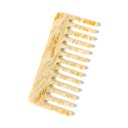 Marbled and Patterned Comb in Minimalist Blonde | Packs Flat in Handbag Marbled and Patterned Combs | Packs Flat in Handbag |  Hair Accessories