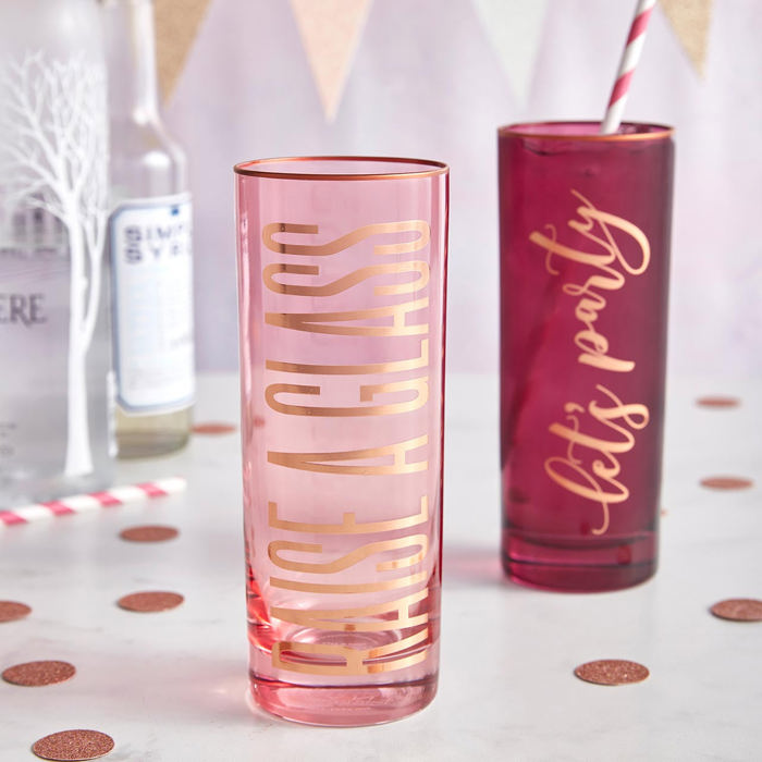 Collins Cocktails Glass | Liquor Glass Barware Gift for Her