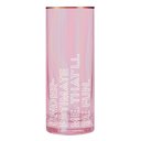 Underestimate Me, That'll Be Fun Collins Glass in Pink | Cocktail Drinkware |  17oz Collins Cocktails Glass | Liquor Glass Barware Gift for Her