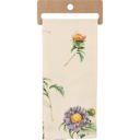 You Bet Your Sweet Aster Flower Pun Embroidered Tea and Dish Towels | Novelty Kitchen Hand Towels