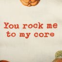 You Rock Me To My Core Apple Fruit and Vegetable Puns Embroidered Tea and Dish Towels | Funny Kitchen Hand Towels