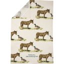 Duck You, You Ducking Ass Animal Puns Embroidered Tea and Dish Towels | Linen Novelty Kitchen Towels