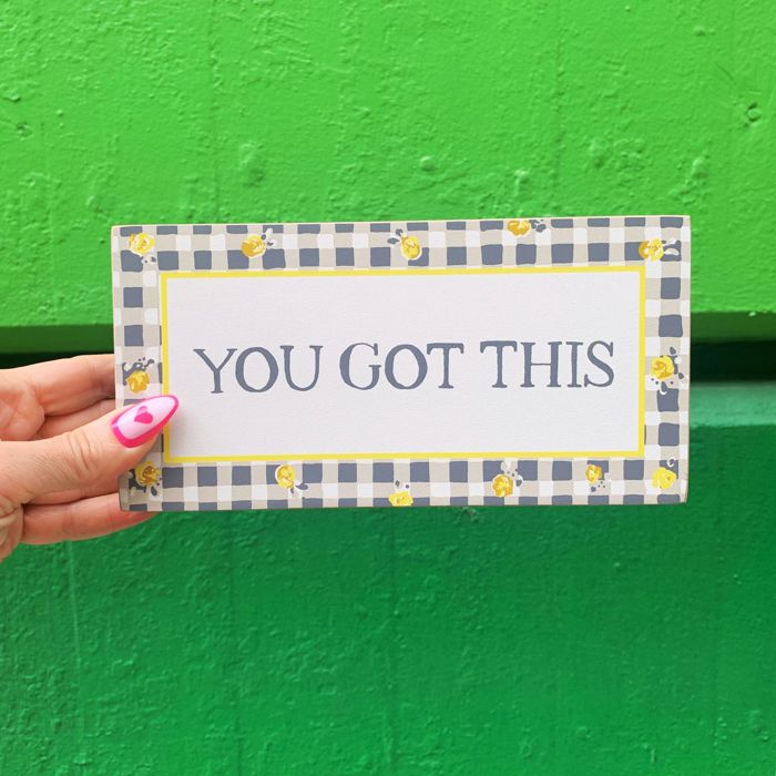 Cute and Funny Graphic Wooden Box Signs with Sayings for Gallery Walls