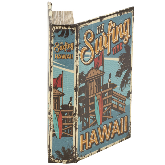 Vintage Book Box Stash Trinket Storage | Decorative Book-Shaped Storage