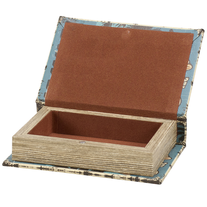 Vintage Book Box Stash Trinket Storage | Decorative Book-Shaped Storage