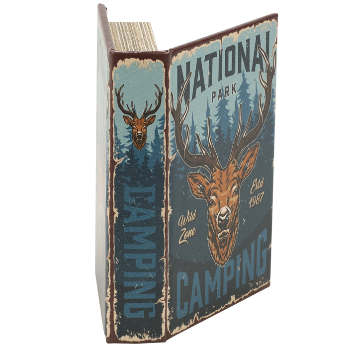 Vintage Book Box Stash Trinket Storage | Decorative Book-Shaped Storage
