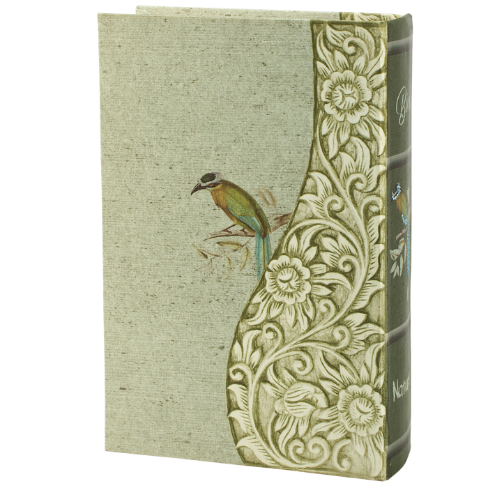 Vintage Book Box Stash Trinket Storage | Decorative Book-Shaped Storage