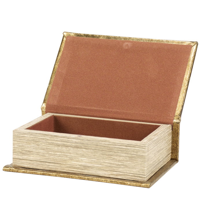 Vintage Book Box Stash Trinket Storage | Decorative Book-Shaped Storage