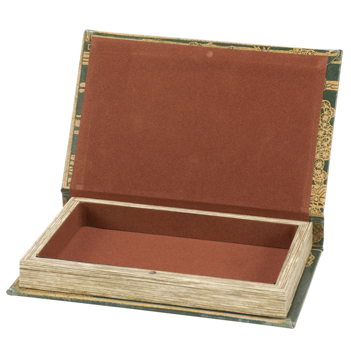 Vintage Book Box Stash Trinket Storage | Decorative Book-Shaped Storage