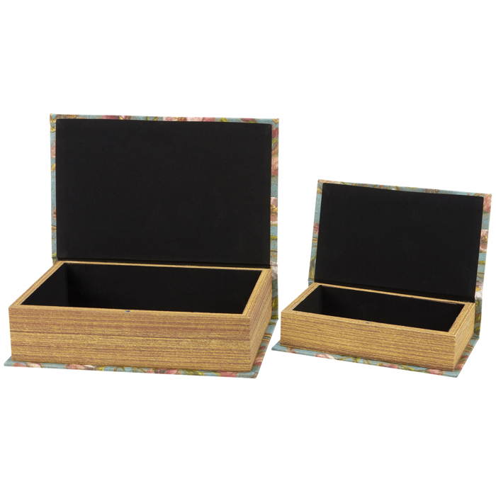 Vintage Book Box Stash Trinket Storage | Decorative Book-Shaped Storage