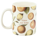 Citra Ass Down Mug in Citrus Vintage Design | Stoneware Coffee Tea Cup | 20 oz I'm Not Sleeping.  I'm Just Resting Eyes Signature Mug | Stoneware Tea Coffee Cup | 17oz