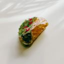 Taco Fiesta Velvet Claws Squirrel Holding Acorn Hair Claw