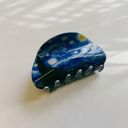 Starry Night Velvet Claws Squirrel Holding Acorn Hair Claw