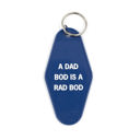 A Dad Bod is a Rad Bod Motel Style Keychain in Blue | Keytag Father's Day Jane Exclusive Extravaganza