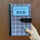 World's Best Dad Strap Journal | Notebook Father's Day Jane Exclusive Extravaganza