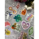 I've Replaced All My Blood With Coffee Heart Individual Vinyl Stickers for Water Bottle, Tumbler, Laptop Case - Funny and Cute Designs