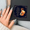 Glass of Champagne and a Billion Dollars Individual Vinyl Stickers for Water Bottle, Tumbler, Laptop Case - Funny and Cute Designs