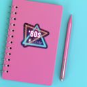 80's Baby Individual Vinyl Stickers for Water Bottle, Tumbler, Laptop Case - Funny and Cute Designs