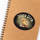 Disco Diva Individual Vinyl Stickers for Water Bottle, Tumbler, Laptop Case - Funny and Cute Designs