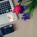 I Scratch, You Bleed Individual Vinyl Stickers for Water Bottle, Tumbler, Laptop Case - Funny and Cute Designs