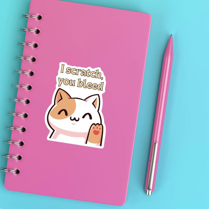 Individual Vinyl Stickers for Water Bottle, Tumbler, Laptop Case - Funny and Cute Designs