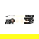 Black Geo Flowers Ticket Stub Washi Tape | Gift Wrapping and Craft Tape