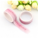 Individual Flower Petal Blossom Pink Ticket Stub Washi Tape | Gift Wrapping and Craft Tape
