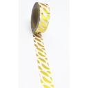 Gold Feather Ticket Stub Washi Tape | Gift Wrapping and Craft Tape