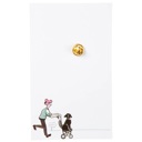 I Just Want To Be A Stay At Home Dog Mom Cute Enamel Pins on Giftable Cards - 20+ Styles Available