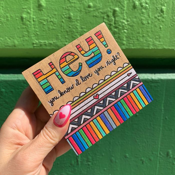 Cute and Funny Graphic Wooden Box Signs with Sayings for Gallery Walls