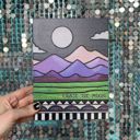 Chase The Moon | 6" x 8" x 1.75" Cute and Funny Graphic Wooden Box Signs with Sayings for Gallery Walls