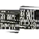 Stay A While But Not Too Long | 7" x 3.50" x 1.75" Cute and Funny Graphic Wooden Box Signs with Sayings for Gallery Walls