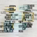 Stay A While But Not Too Long | 7" x 3.50" x 1.75" Cute and Funny Graphic Wooden Box Signs with Sayings for Gallery Walls