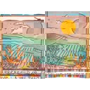 Jumbo Pouch Brave Free & Wild As The Sea Zipper Folder | 14.25" x 10" Multipurpose Zipper Bags – Jumbo Pouches, Wallets & Coin Purses