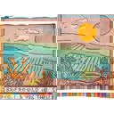 Jumbo Pouch Brave Free & Wild As The Sea Zipper Folder | 14.25" x 10" Multipurpose Zipper Bags – Jumbo Pouches, Wallets & Coin Purses