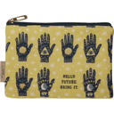 Hello Future Bring It Zipper Pouch | Mystical Pencil Case Organizer | 9.75" x 6.50" | Gift for Her Multipurpose Zipper Bags – Jumbo Pouches, Wallets & Coin Purses