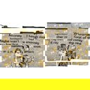 Money Can't Buy Happiness But I'd Rather Cry Recycled Material Coin Purse Pouch | 5.25" x 4" Multipurpose Zipper Bags – Jumbo Pouches, Wallets & Coin Purses